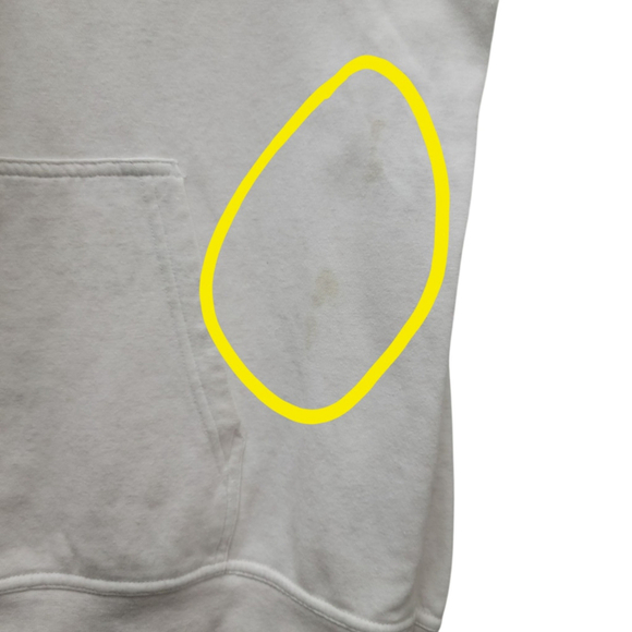 Nike Men's Long-Sleeves Hoodie Size XL Oatmeal Color ****FLAWED ***** - Picture 9 of 10